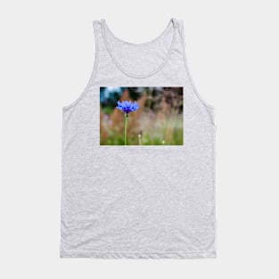 Blue cornflower Tank Top